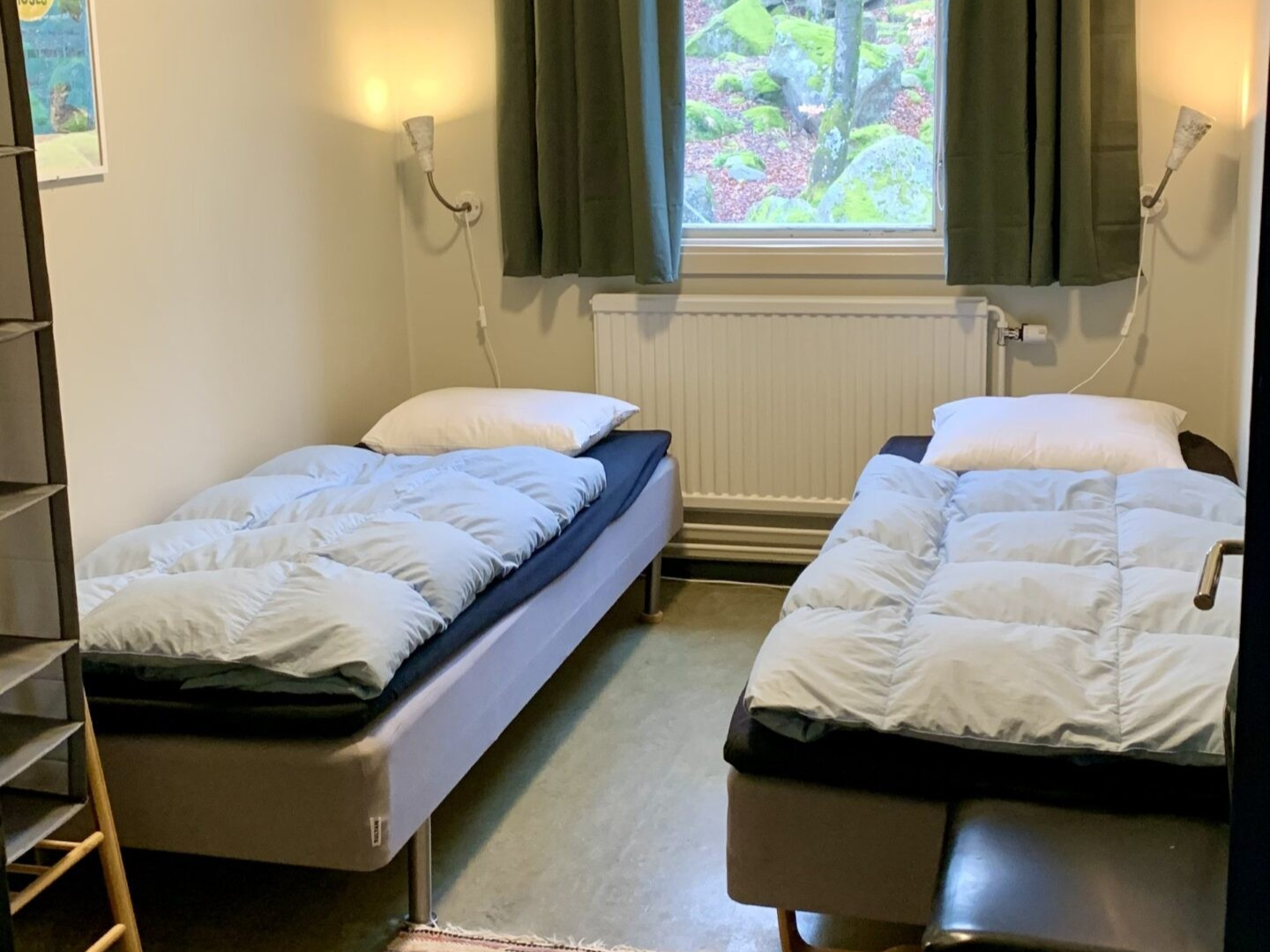 Soveværelse i feriehuset Boafall lodge