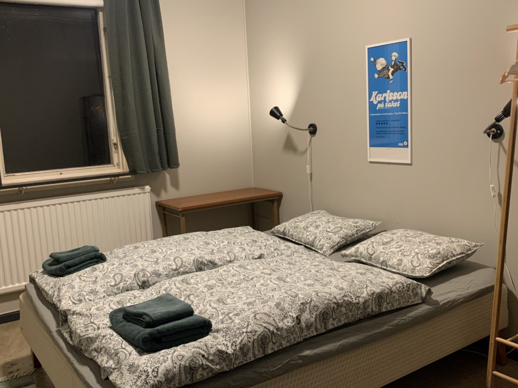 Soveværelse i feriehuset Boafall lodge