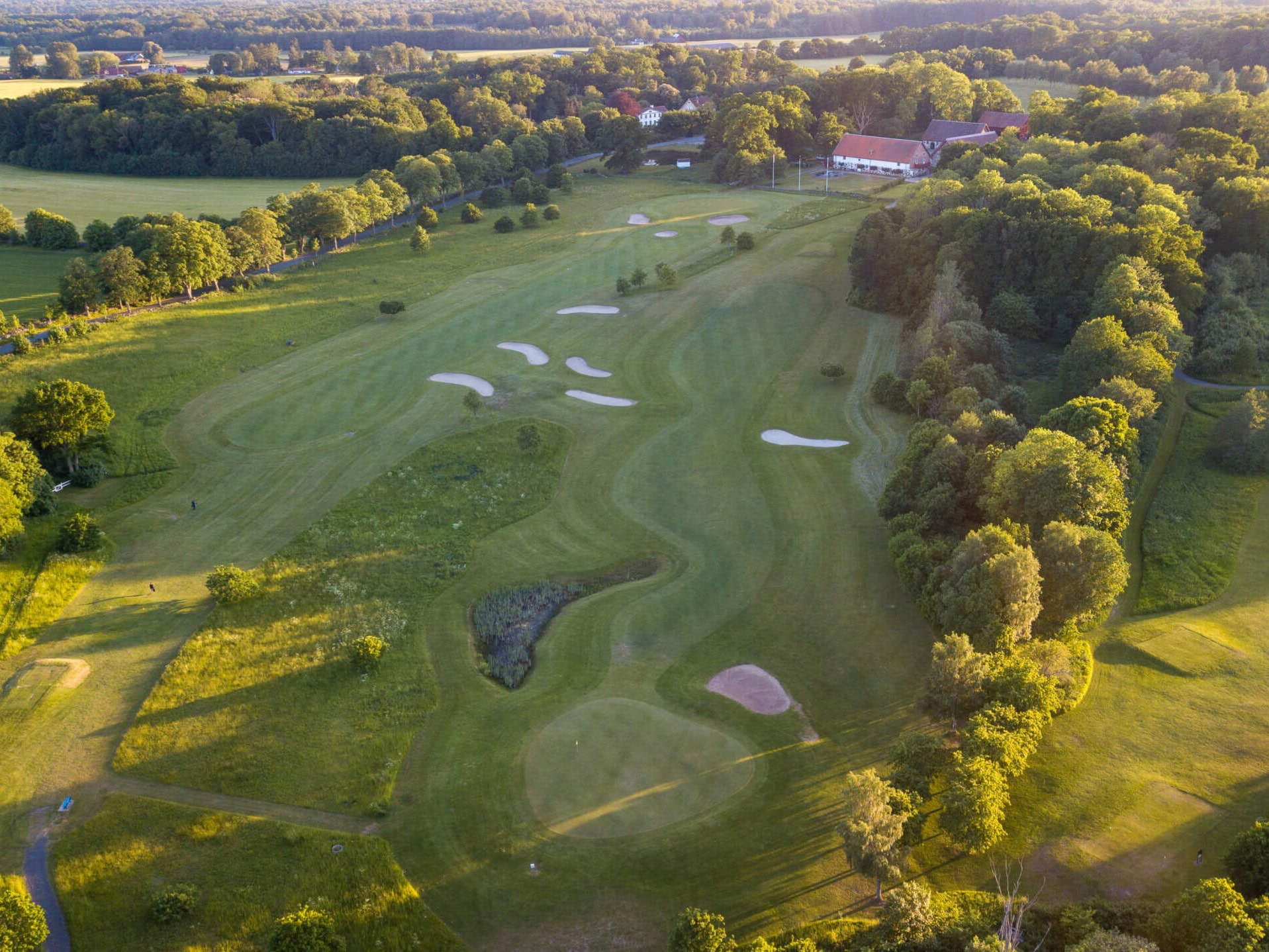 Natural golf course near Boafall Lodge holiday cottage