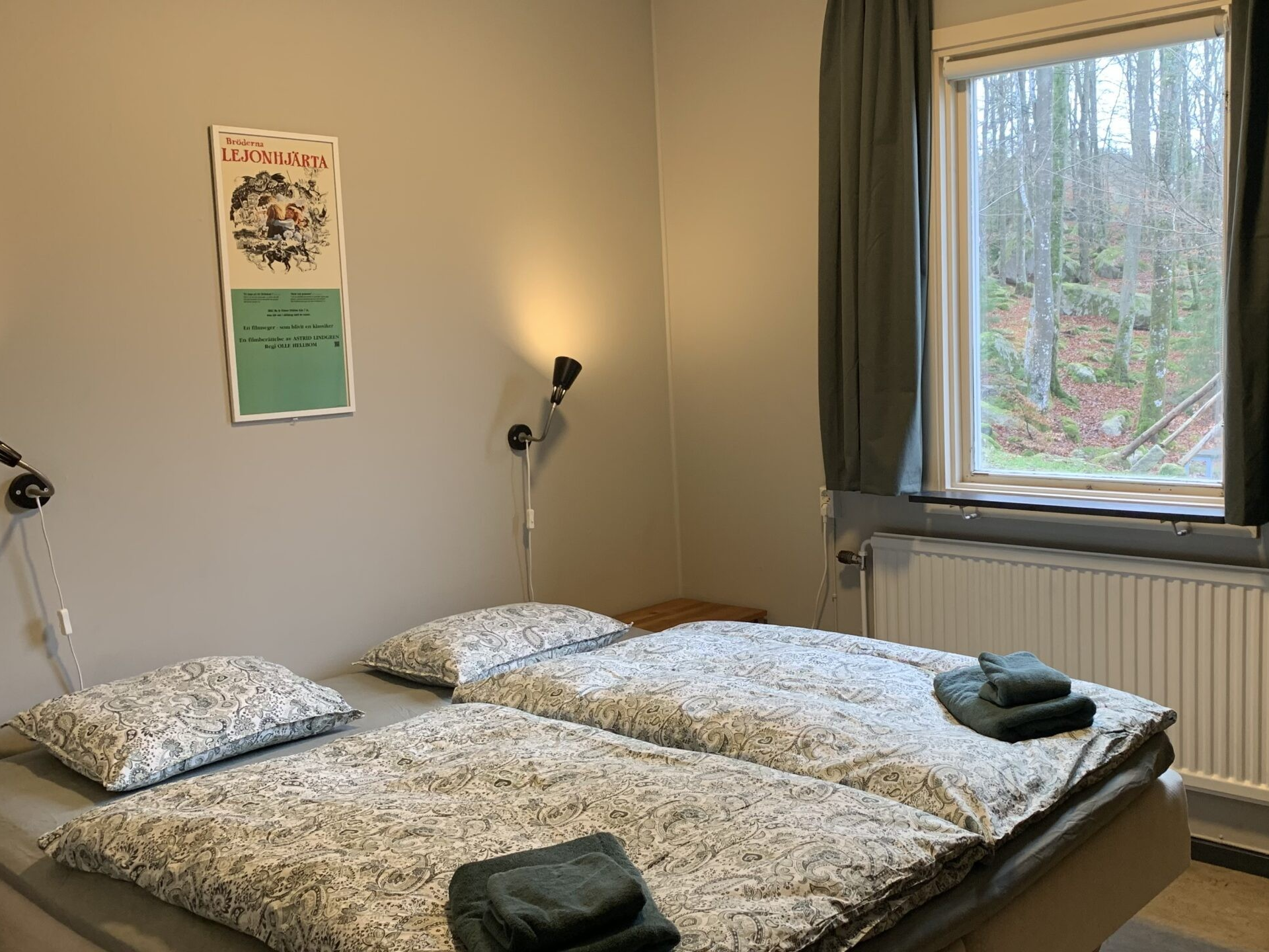 Soveværelse i feriehuset Boafall lodge